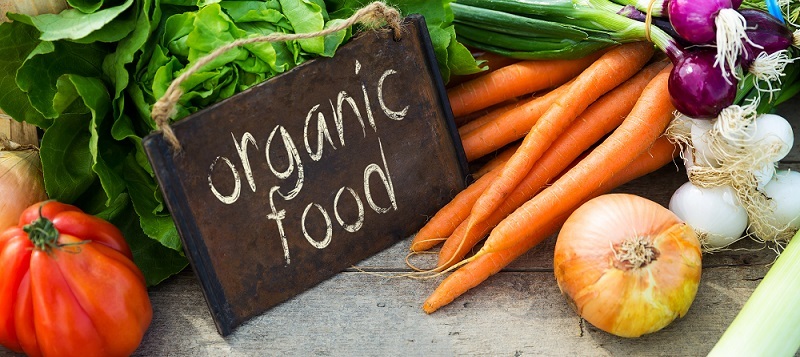 Organic Vegetables On A Table