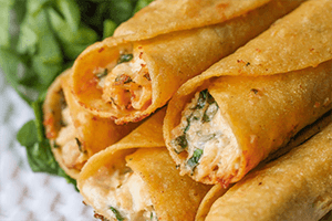 Chicken Cream Cheese Taquitos