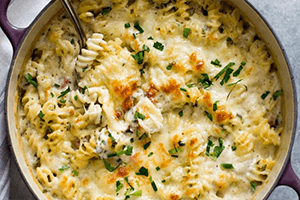 Ham Cheese Pasta Bake