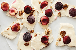 Cherry Pecan Yogurt Bark