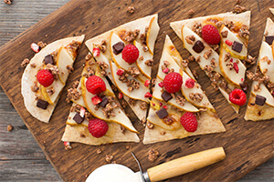 Pear Crumble Pizza