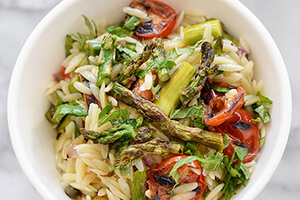 Grilled Asparagus Pasta Salad