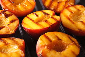 grilled peaches